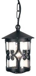 Elstead lampa wisząca zewnętrzna Hereford E27 czarna IP23 BL13B-BLACK