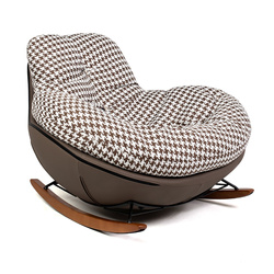 King Home Fotel bujany FATTY brązowa pepitka KH1501100351