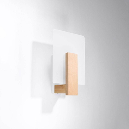 Sollux kinkiet Lappo E14 drewniany SL.1094