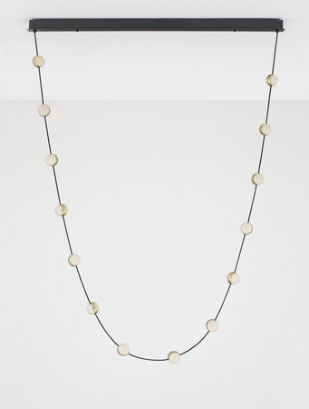 Luces Exclusivas lampa wisząca LED Cutervo ściemnialna 46W 3661lm 3000K IP20 czarno/złota LE44603