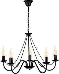 Kaja żyrandol / lampa wisząca Bartez 5xE14 czarna K-3991