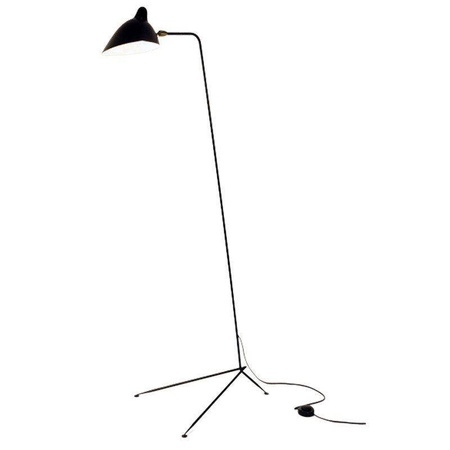 Step Into Design lampa podłogowa Crane-F1 E14 czarna 160cm F8701