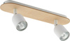 TK Lighting plafon (reflektorki) Top Wood 2xGU10 biało/drewniany 3295