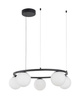 Luces Exclusivas żyrandol  / lampa wisząca LED Ubeda 5x(8W 515lm 3200K) 40W 2580lm czarno/biała LE41805