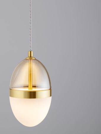 Luces Exclusivas lampa wisząca LED Arena Ø 12 cm 13W 1446lm 3000K IP20 złota LE44330