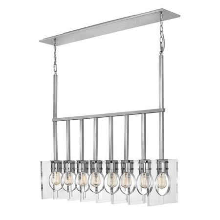 Quintiesse lampa wisząca Ludlow 8xE27 nikiel QN-LUDLOW8-PN