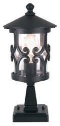 Elstead lampa stojąca zewnętrzna Hereford E27 czarna 34cm IP23 BL12-BLACK