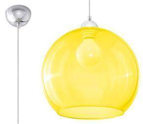 Sollux lampa wisząca Ball E27 żółta SL.0252