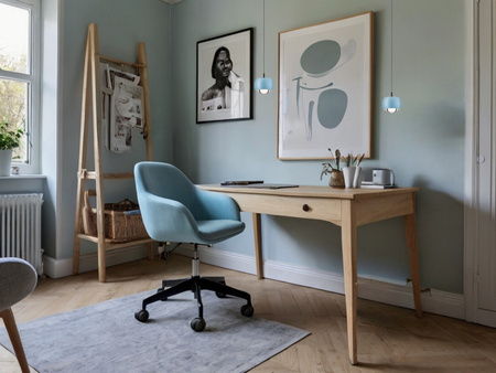 Luces Exclusivas lampa wisząca LED Lima Ø 9,6 cm 13W 922lm 3000K IP20 niebieska LE44283