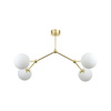 TK Lighting plafon Fairy 4xG9 biało/złoty 6470