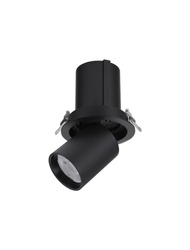 Luces Exclusivas oprawa sufitowa wpuszczana LED Acalapa Ø 8 cm 20W 1848lm 3000K IP20 czarna LE61608