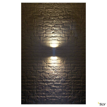 SLV kinkiet zewnętrzny Theo Out 2xGU10 szary IP44 229532