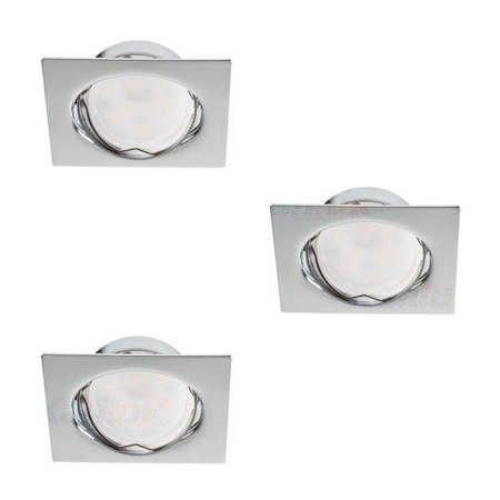 Kanlux oczko stropowe (zestaw) Tribis II L C 3xGU10 chrom 23844