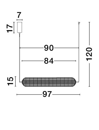 Luces Exclusivas lampa wisząca LED Tipuani ściemnialna 40W 3384lm 3000K IP20 złota LE44627