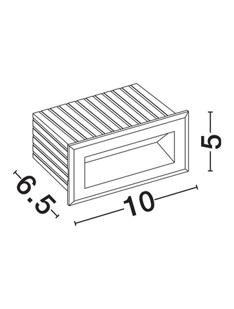 Luces Exclusivas oprawa elewacyjna LED Clemente 1W 29lm 3000K IP54 czarny LE73772