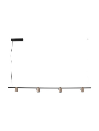 Luces Exclusivas lampa wisząca LED Bulobu ściemnialna 30W 1608lm 3000K IP20 czarno/złota LE44761