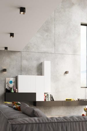 Sollux plafon techniczny Pixar G9 czarny SL.0400