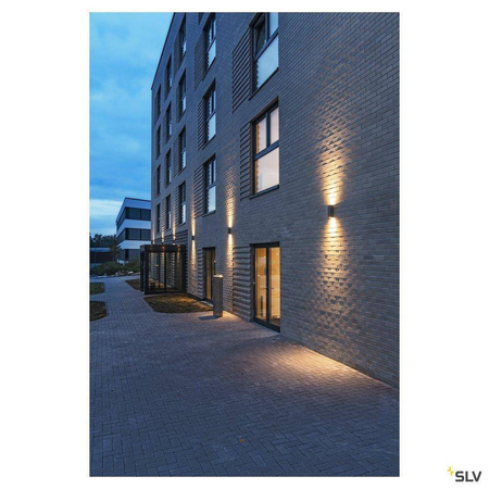 SLV kinkiet zewnętrzny Theo Up-Down Out 2xGU10 antracytowy IP44 229535