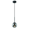 Orlicki Design lampa wisząca Bao I Nero Fume E27 czarna OR80063