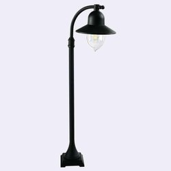 Norlys lampa stojąca zewnętrzna Como E27 110cm czarna IP54 375BL