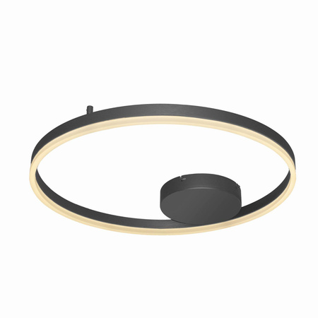 Azzardo plafon LED Halo 60 42W 3600lm 3000/6000K czarny AZ4701