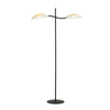 Emibig lampa stojąca Lotus LP2 2xE14 czarno/biała 150cm 1107/LP2