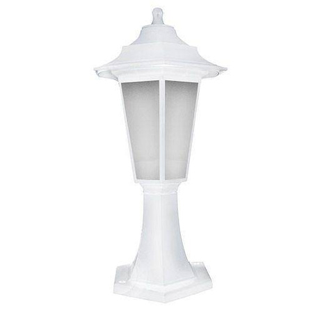 Ideus lampa stojąca zewnętrzna Begonya 1 E27 biała 42,8cm IP44 03078