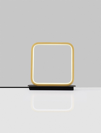 Luces Exclusivas lampa stołowa LED Chulumani ściemnialna 13W 563lm 3200K IP20 czarno/złota LE44823