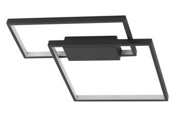 Luces Exclusivas plafon LED Mata 30W 2030lm 3000K czarny LE41442