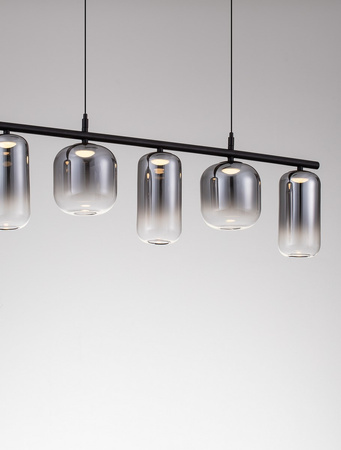 Luces Exclusivas lampa wisząca LED Anuco 19W 2253lm 3000K IP20 czarna LE44612