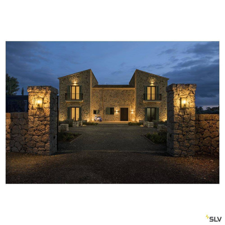 SLV kinkiet zewnętrzny Quadrulo E27 antracytowy IP44 1002403