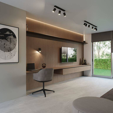 Sollux plafon (reflektorki) Ring 3 3xGU10 czarny SL.0093