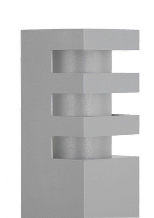 Su-ma lampa stojąca zewnętrzna Rado E27 srebrna 25cm IP54 RADO 3 AL