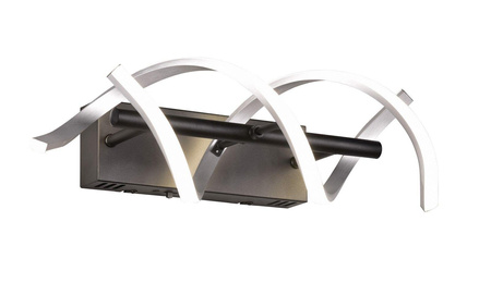 Trio kinkiet LED Sequence 22W 2800lm 2300/3000/4000K czarny/srebrny 241810205