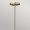 Quintiesse lampa wisząca Reverie 4xE14 złoto/szara QN-REVERIE-4P-CPG
