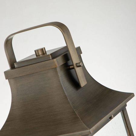 Quintiesse lampa stojąca zewnętrzna Grant E27 brązowa 64,8cm IP44 QN-GRANT3-L-BU