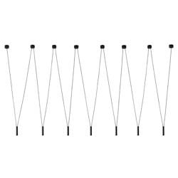 Orlicki Design lampa wisząca Viva VII 7xG9 czarna OR84344