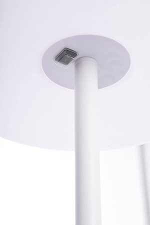 Azzardo lampa stojąca zewnętrzna Havana E27 biała 150cm IP44 AZ4663