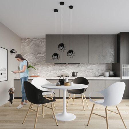 Sollux lampa wisząca Tulos 3P 3xE27 czarna SL.1088