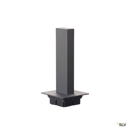SLV lampa stojąca zewnętrzna LED H-Pol 1 9W 350lm 3000K antracytowa 36cm IP55 232155