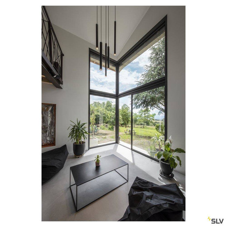 SLV lampa wisząca LED Helia 40 12W 700lm 3000K czarna 152370