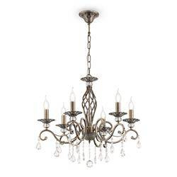 Maytoni żyrandol / lampa wisząca Grace 6xE14 Ø63cm mosiężna RC247-PL-06-R