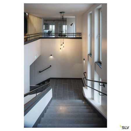 SLV lampa wisząca Fitu E27 czarna 132690