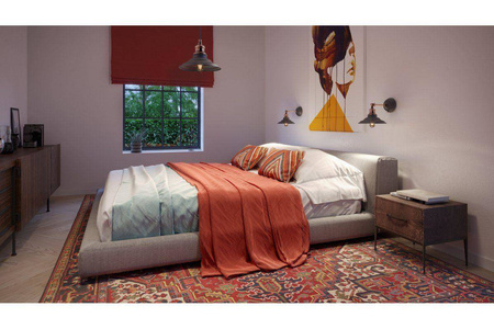 GTV lampa wisząca Loret L E27 szaro/mosiężna OS-LOR-L-E27-10-DEC