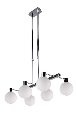 Candellux lampa wisząca Maldus 6xG9 biała/chrom 36-01481