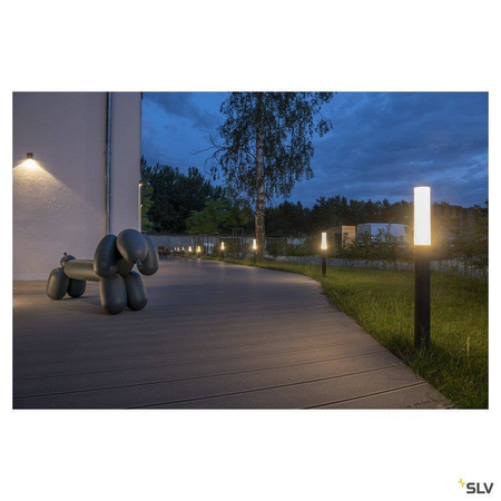 SLV kinkiet zewnętrzny LED Big Theo Wall 21W 2000lm 3000K antracytowy IP44 234525