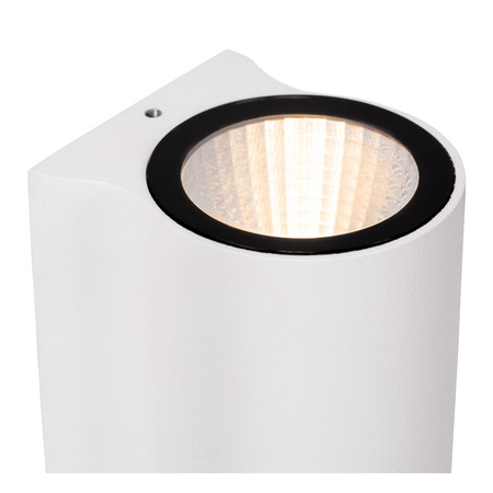 Lucide kinkiet zewnętrzny Akra LED 1x6W 3000K IP54 biały 33801/06/31