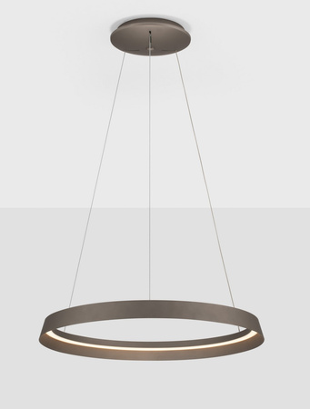 Luces Exclusivas lampa wisząca LED Batallas ściemnialna Ø 60 cm 52W 3717lm 2700-3000K IP20 brązowa LE44784