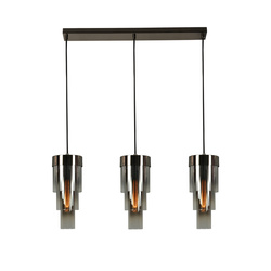 Aviano Lighting lampa wisząca LED Grans E27 max. 3x40W czarny chrom 7211-0310