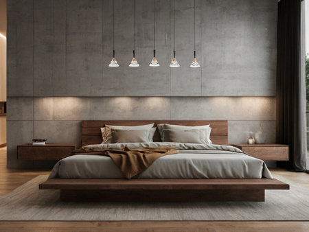 Luces Exclusivas lampa wisząca LED Guay ściemnialna 30W 1558lm 3000K IP20 czarno/złota LE44216